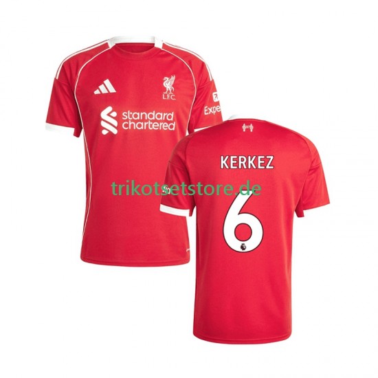 Liverpool Milos Kerkez 6 2025-2026 Herren Trikot Heim Kurzarm