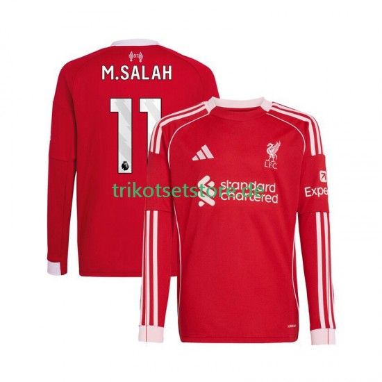 Liverpool Mohamed Salah 11 2025-2026 Herren Trikot Heim Langarm