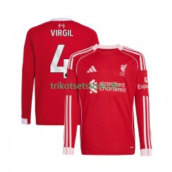 Liverpool Virgil van Dijk 4 2025-2026 Herren Trikot Heim Langarm