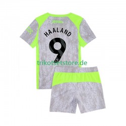 Manchester City Erling Haaland 9 2025-2026 Herren Trikot Kinder Trikotset Ausweich Kurzarm