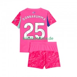 Manchester City Torwart Gianluigi Donnarumma 25 2025-2026 Kinder Trikotset Auswärts Kurzarm