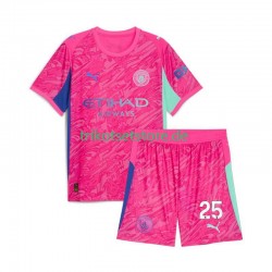 Manchester City Torwart Gianluigi Donnarumma 25 2025-2026 Kinder Trikotset Auswärts Kurzarm