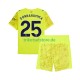 Manchester City Torwart Gianluigi Donnarumma 25 2025-2026 Kinder Trikotset Ausweich Kurzarm
