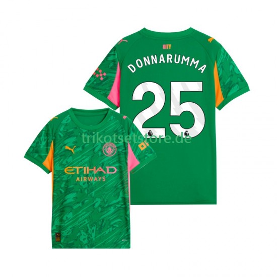 Manchester City Torwart Gianluigi Donnarumma 25 2025-2026 Herren Trikot Heim Kurzarm