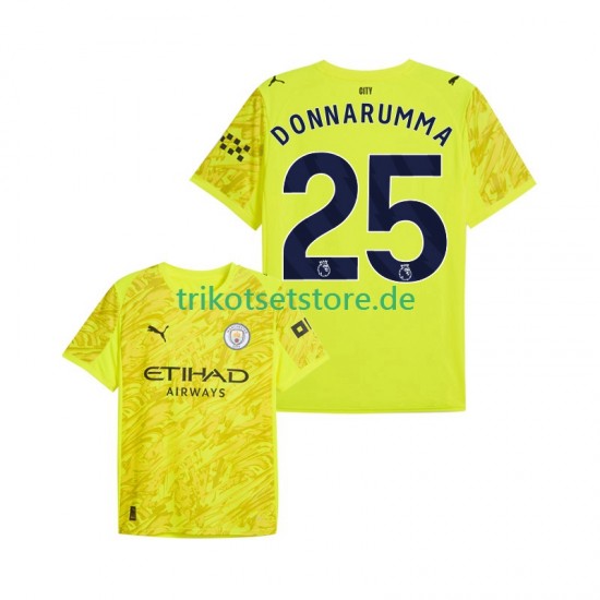 Manchester City Torwart Gianluigi Donnarumma 25 2025-2026 Herren Trikot Ausweich Kurzarm