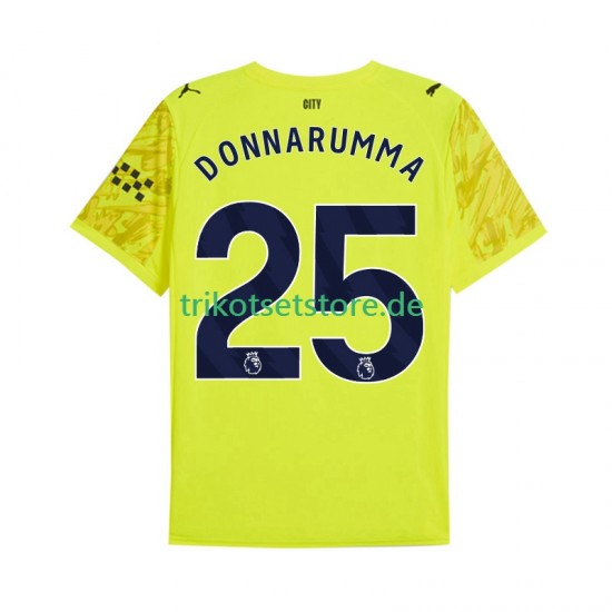 Manchester City Torwart Gianluigi Donnarumma 25 2025-2026 Herren Trikot Ausweich Kurzarm