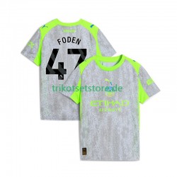 Manchester City Phil Foden 47 2025-2026 Herren Trikot Ausweich Kurzarm