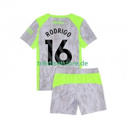 Manchester City Rodrigo Hernandez 16 2025-2026 Kinder Trikotset Ausweich Kurzarm