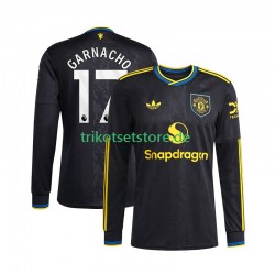 Manchester United Alejandro Garnacho 17 2025-2026 Herren Trikot Ausweich Langarm