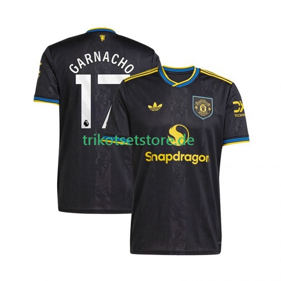 Manchester United Alejandro Garnacho 17 2025-2026 Herren Trikot Ausweich Kurzarm