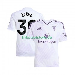 Manchester United Benjamin Sesko 30 2025-2026 Herren Trikot Auswärts Kurzarm