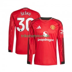 Manchester United Benjamin Sesko 30 2025-2026 Herren Trikot Heim Langarm
