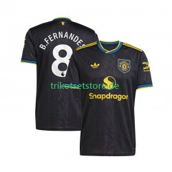 Manchester United Bruno Fernandes 8 2025-2026 Herren Trikot Ausweich Kurzarm