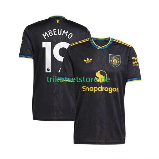 Manchester United Bryan Mbeumo 19 2025-2026 Herren Trikot Ausweich Kurzarm