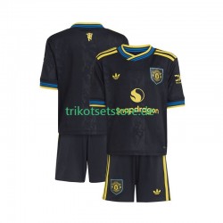 Manchester United 2025-2026 Kinder Trikotset Ausweich Kurzarm