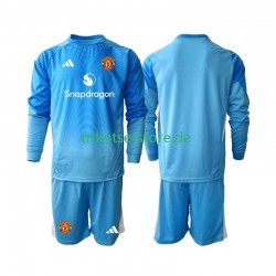 Manchester United Torwart 2025-2026 Kinder Trikotset Heim Langarm