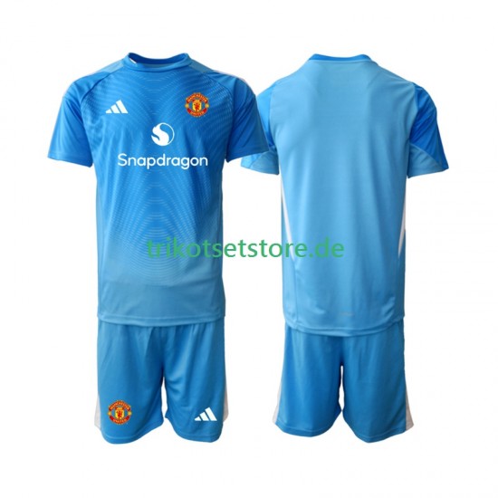 Manchester United Torwart 2025-2026 Kinder Trikotset Heim Kurzarm