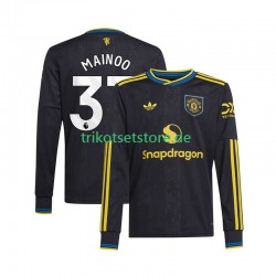 Manchester United Kobbie Mainoo 37 2025-2026 Herren Trikot Ausweich Langarm
