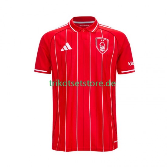 Nottingham Forest 2025-2026 Herren Trikot Heim Kurzarm
