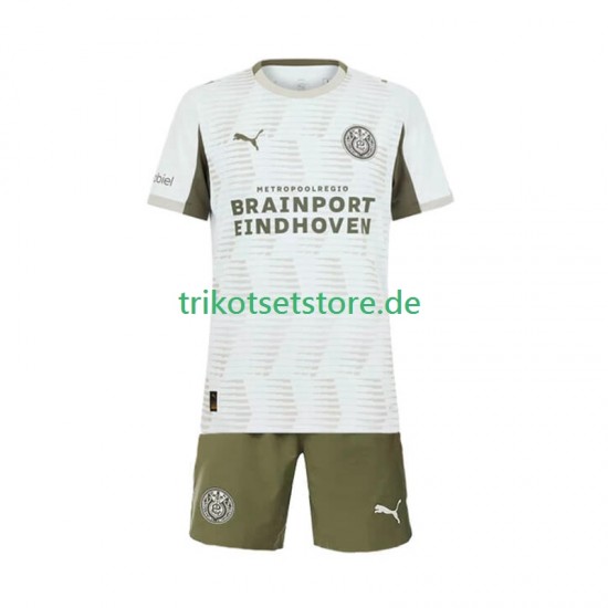 PSV Eindhoven 2025-2026 Kinder Trikotset Ausweich Kurzarm