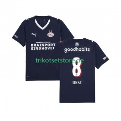 PSV Eindhoven Sergino Dest 8 2025-2026 Herren Trikot Auswärts Kurzarm