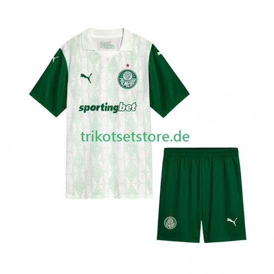 Palmeiras 2025-2026 Kinder Trikotset Auswärts Kurzarm