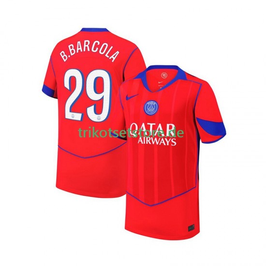 Paris Saint-Germain Bradley Barcola 29 2025-2026 Herren Trikot Ausweich Kurzarm