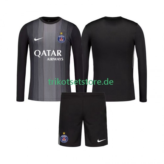 Paris Saint-Germain Torwart 2025-2026 Kinder Trikotset Heim Langarm