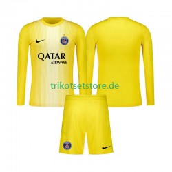 Paris Saint-Germain Torwart 2025-2026 Kinder Trikotset Ausweich Langarm
