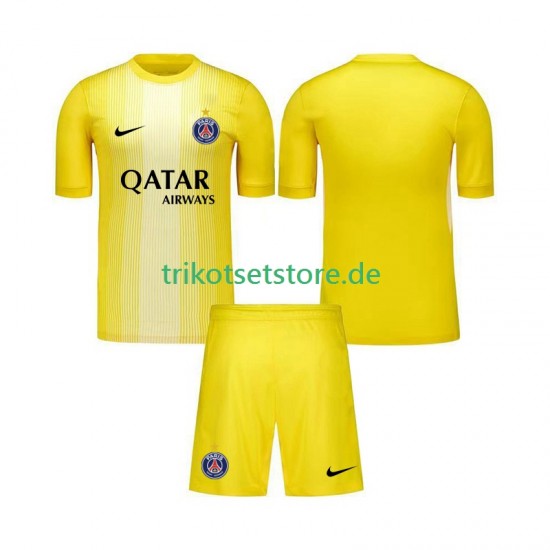 Paris Saint-Germain Torwart 2025-2026 Kinder Trikotset Ausweich Kurzarm