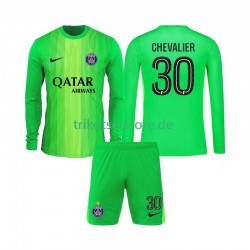 Paris Saint-Germain Torwart Lucas Chevalier 30 2025-2026 Kinder Trikotset Auswärts Langarm