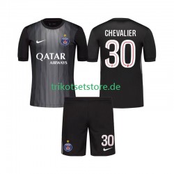 Paris Saint-Germain Torwart Lucas Chevalier 30 2025-2026 Kinder Trikotset Heim Kurzarm