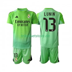 Real Madrid Torwart Andriy Lunin 13 2025-2026 Kinder Trikotset Auswärts Kurzarm