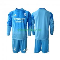 Real Madrid Torwart 2025-2026 Kinder Trikotset Heim Langarm