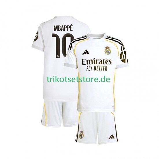 Real Madrid Mbappé Kylian 10 2025-2026 Kinder Trikotset Heim Kurzarm