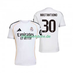 Real Madrid Mastantuono 30 2025-2026 Herren Trikot Heim Kurzarm