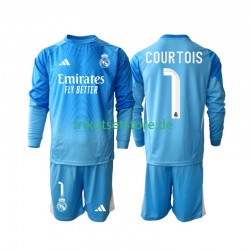 Real Madrid Thibaut Courtois 1 2025-2026 Kinder Trikotset Heim Langarm