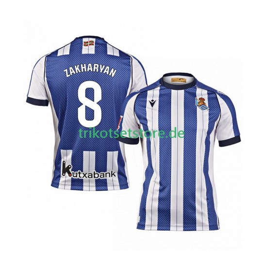 Real Sociedad Arsen Zakharyan 8 2025-2026 Herren Trikot Heim Kurzarm