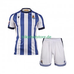 Real Sociedad 2025-2026 Kinder Trikotset Heim Kurzarm