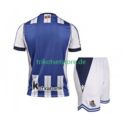 Real Sociedad 2025-2026 Kinder Trikotset Heim Kurzarm