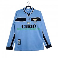 Lazio Rom Retro 1998 1999 Herren Trikot Heim Langarm