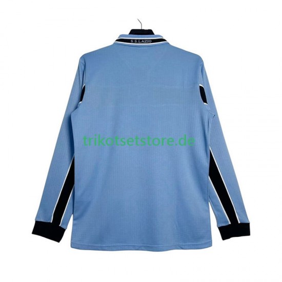 Lazio Rom Retro 1998 1999 Herren Trikot Heim Langarm