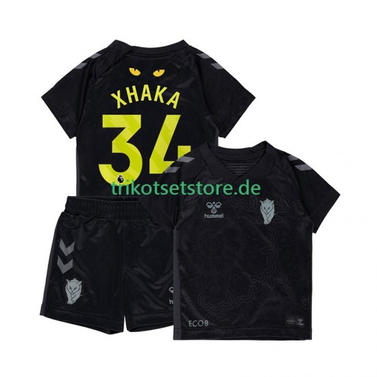 Sunderland Granit Xhaka 34 2025-2026 Kinder Trikotset Ausweich Kurzarm
