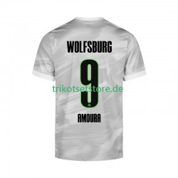 VfL Wolfsburg Mohamed Amoura 9 2025-2026 Herren Trikot Auswärts Kurzarm