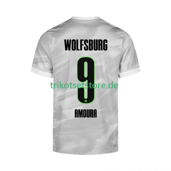 VfL Wolfsburg Mohamed Amoura 9 2025-2026 Herren Trikot Auswärts Kurzarm