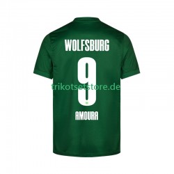 VfL Wolfsburg Mohamed Amoura 9 2025-2026 Herren Trikot Heim Kurzarm