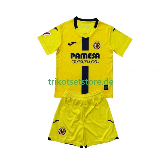 Villarreal CF 2025-2026 Kinder Trikotset Heim Kurzarm