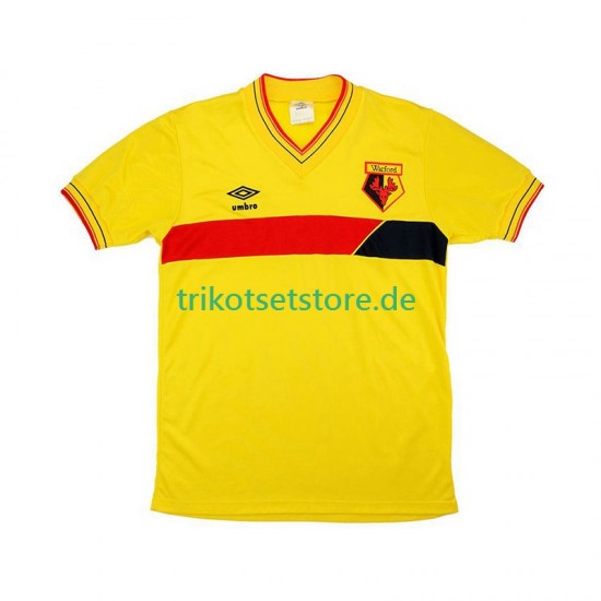 Watford Retro 1985 Herren Trikot Heim Kurzarm
