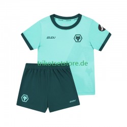 Wolverhampton Wanderers 2025-2026 Kinder Trikotset Auswärts Kurzarm