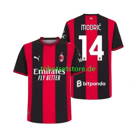 AC Mailand Modrić Luka 14 2026-2027 Herren Trikot Heim Kurzarm